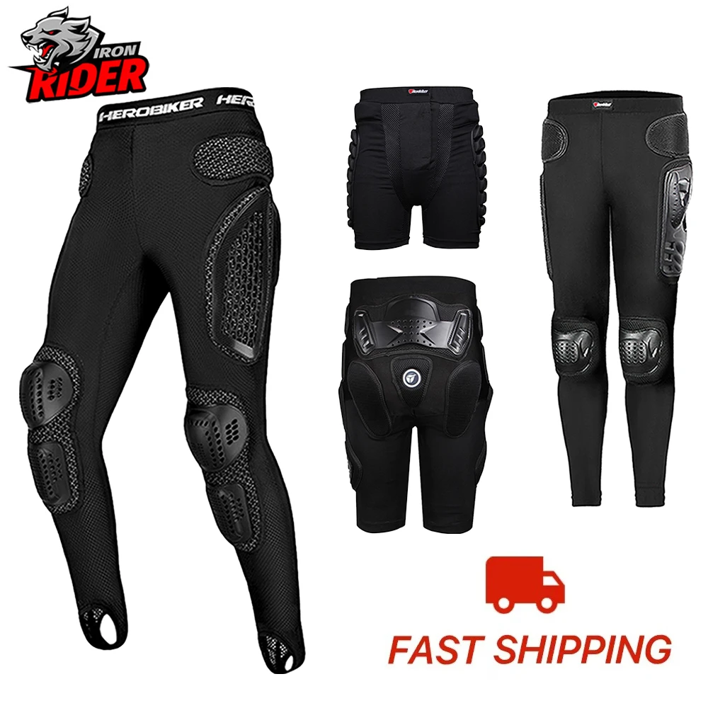 

Мотоциклетные штаны для езды, защитные от падений, дышащие, для бездорожья, уличные мотошорты, защитное снаряжение для мотоциклистов