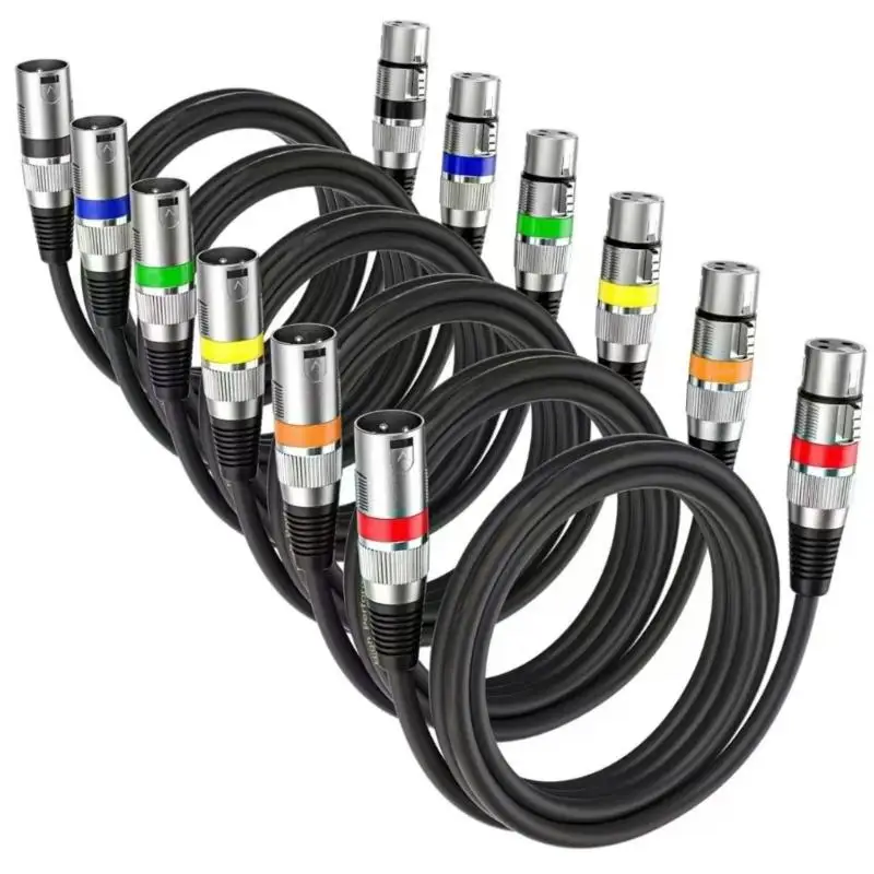 3 Pin XLR Sound Cord for Speaker Studio and Live Stage Use Daily  D2RC