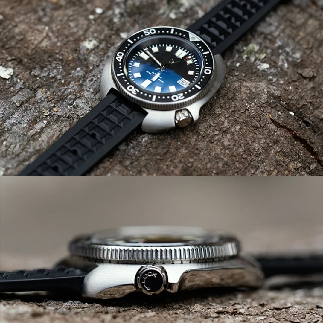 Rdunae 2025 Новые мужские механические часы NH35A R2X из нержавеющей стали для дайвинга со светящимся сапфировым стеклом AR-покрытие Reloj Hombre