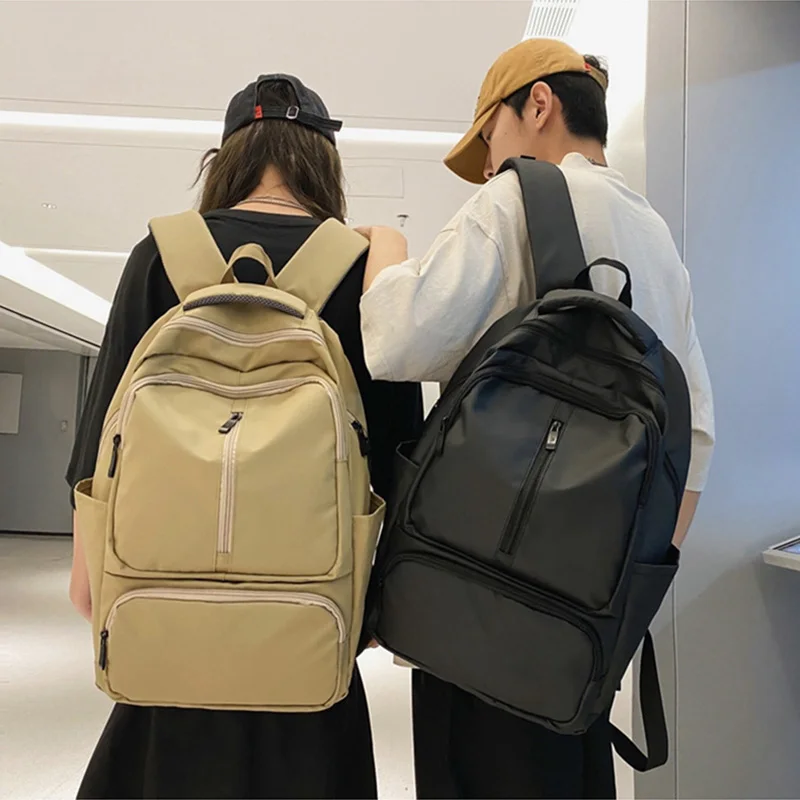 Large Capacity Backpack Waterproof Computer Bag Middle School Travel Bags Overnight Commute Daypack Short Business Trip Pack