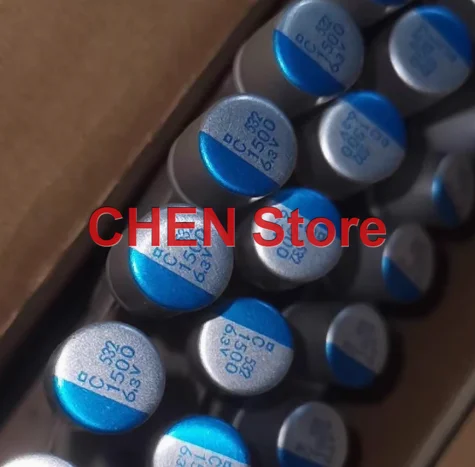 

free shipping 20PCS NIPPON PSC 6.3V1500UF 10X12MM Motherboard Solid Polymer Capacitor 1500UF 6.3V CHEMI-CON APSC6R3ELL152MJB5S