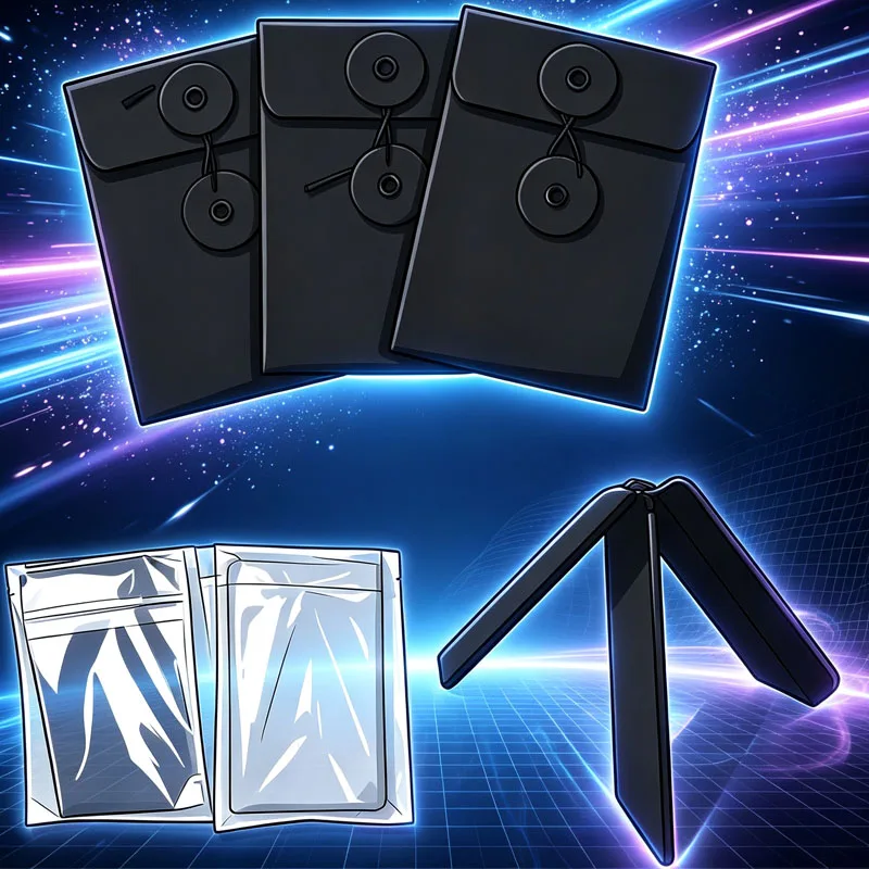 Easylopes (Black) Close Up Magic Tricks Mentalism Magician Professional The Final Answer To Card-to-Envelope Magia Props
