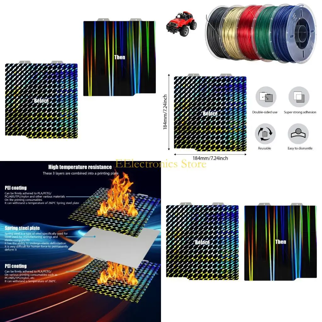 B03C Flexible Removable Printing Plate For Smooth Detachable Models And Strengthened Print Adhesion