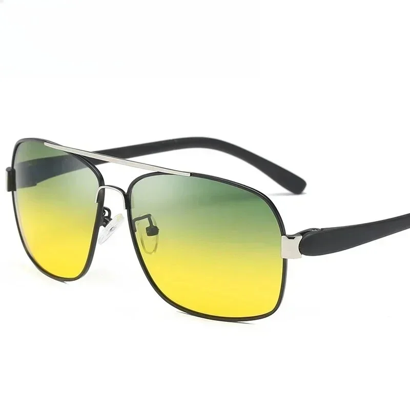 

Солнцезащитные очки KIZN -75 -100-150 для мужчин, +175 +200 +225, для дальнозоркости, для вождения днем и ночью, для близорукости, металлические поляризационные очки, на заказ