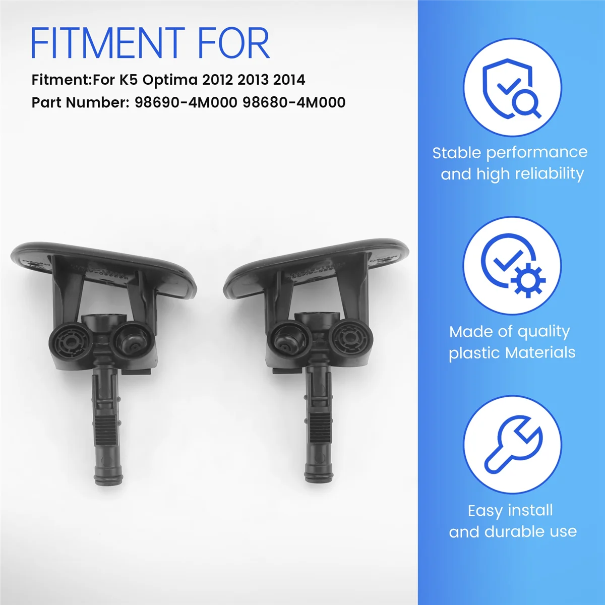 

Крышка сопла омывателя передней фары автомобиля для KIA K5 Optima 2012-2014 гг., основной в автомобильном освещении