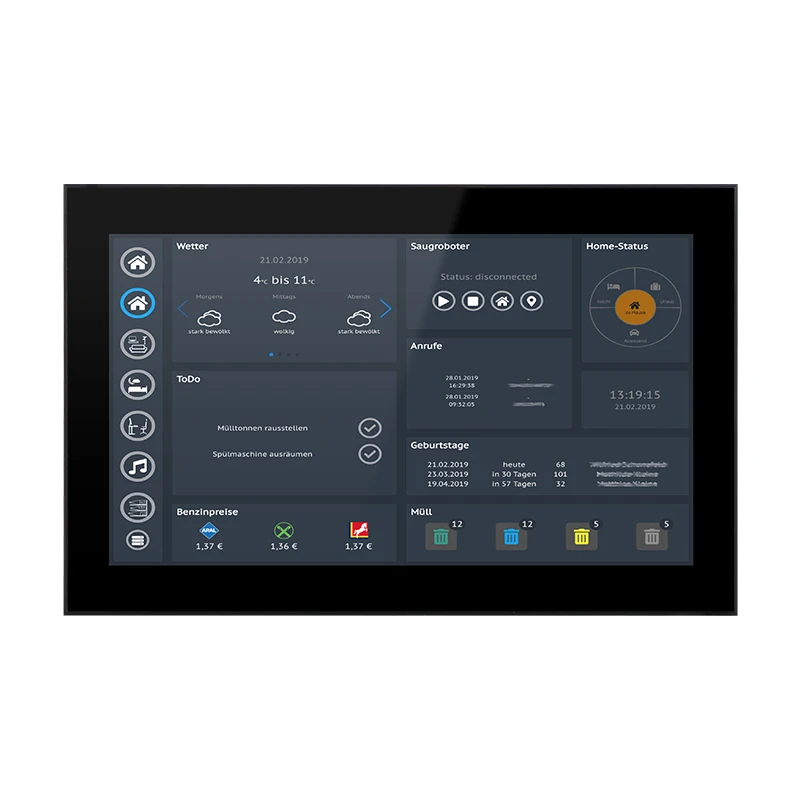 2026 Sunworld 14 Inch Android POE Tablet RK3568 Android 11 Touch Screen LCD Pane for Home Automation IOT System