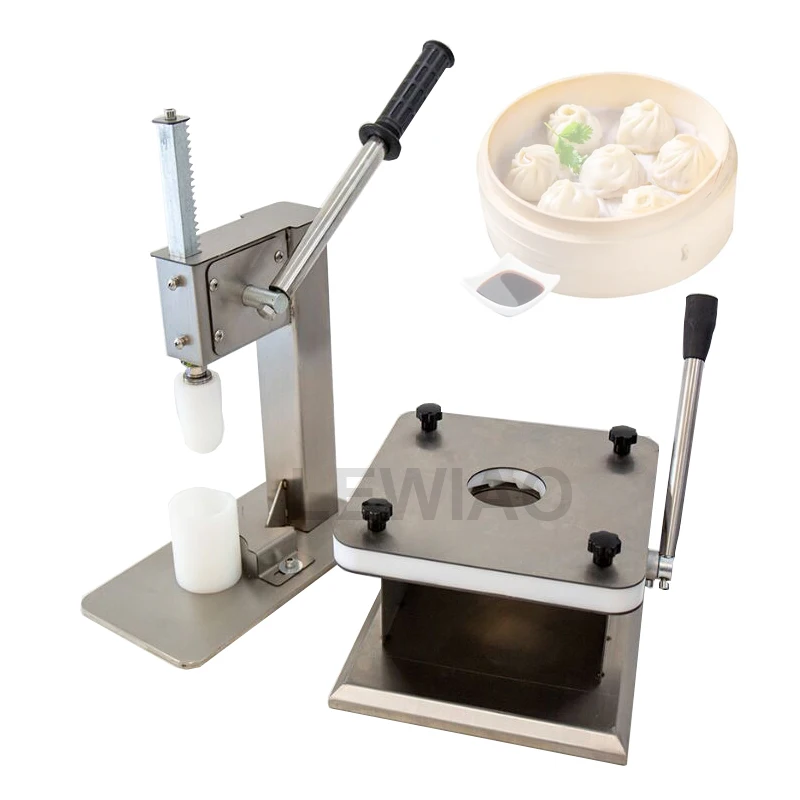 Pequeña máquina Manual para hacer bollos al vapor, molde Baozi para hacer piel, herramientas de cocina, artefacto Baozi semiautomático comercial