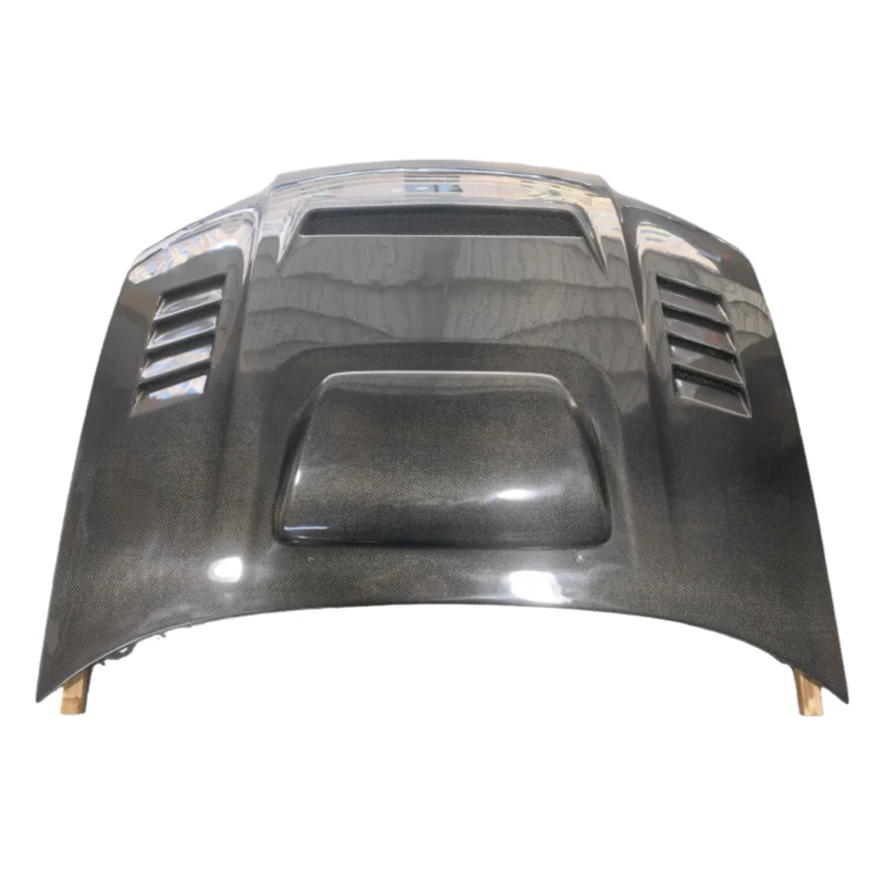 New Carbon Fiber Hood Scoop for 2004-2005 for Impreza WRX/STI 8th Gen-High Quality Vertical Billet Design Easy Installation