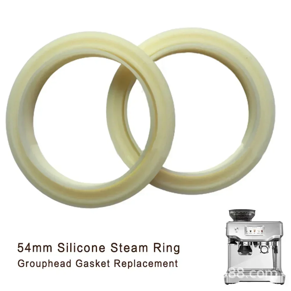 2pcs Espresso Coffee Group Head Brew Seal Gasket For Breville BES 870/878/880/860/840/810/450 54mm Silicone Coffee Steam Rings