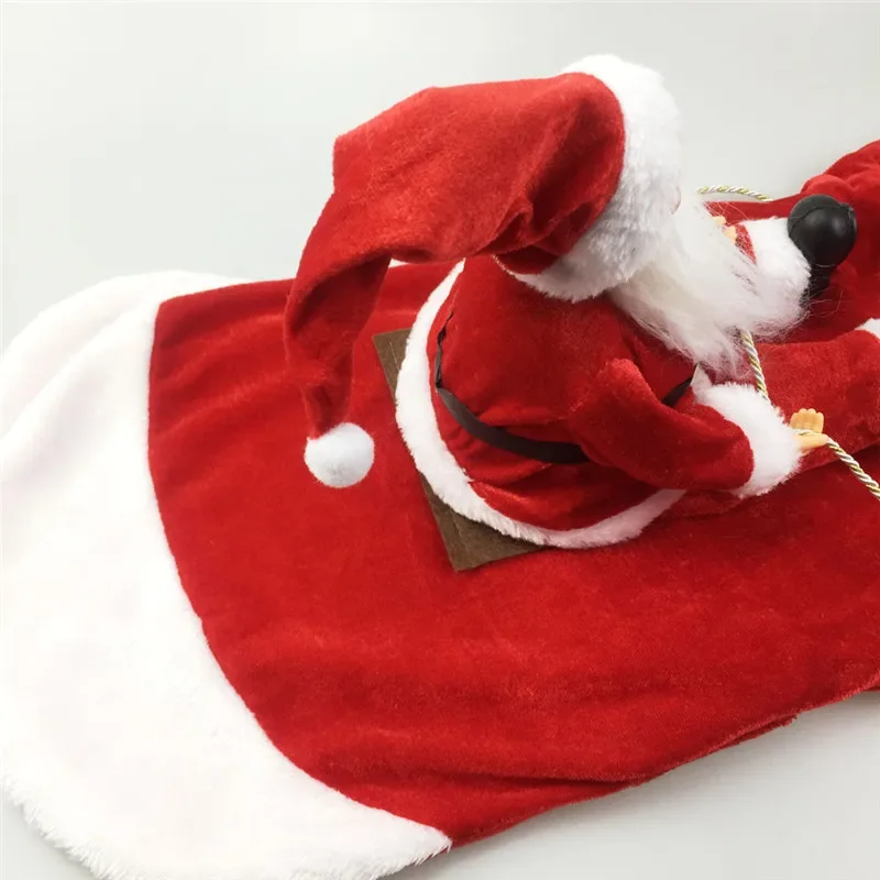 Happy New Year Cat Dog Clothes Winter Christmas Pet Costume for Dogs Cats French Bulldog Corgi York Clothing Mascotas Supplies