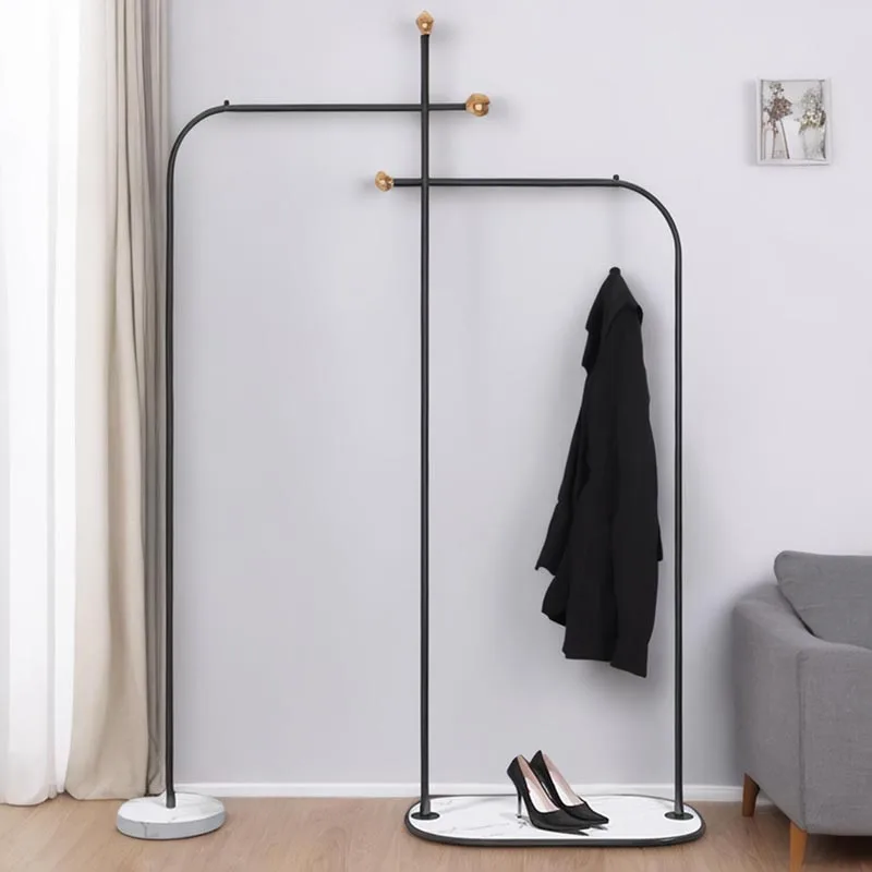 Black Bathroom Clothes Hanger Non Slip Convenient Hanging Skirt Clothes Drying Rack Rail Space Saving Arara De Roupa Furniture