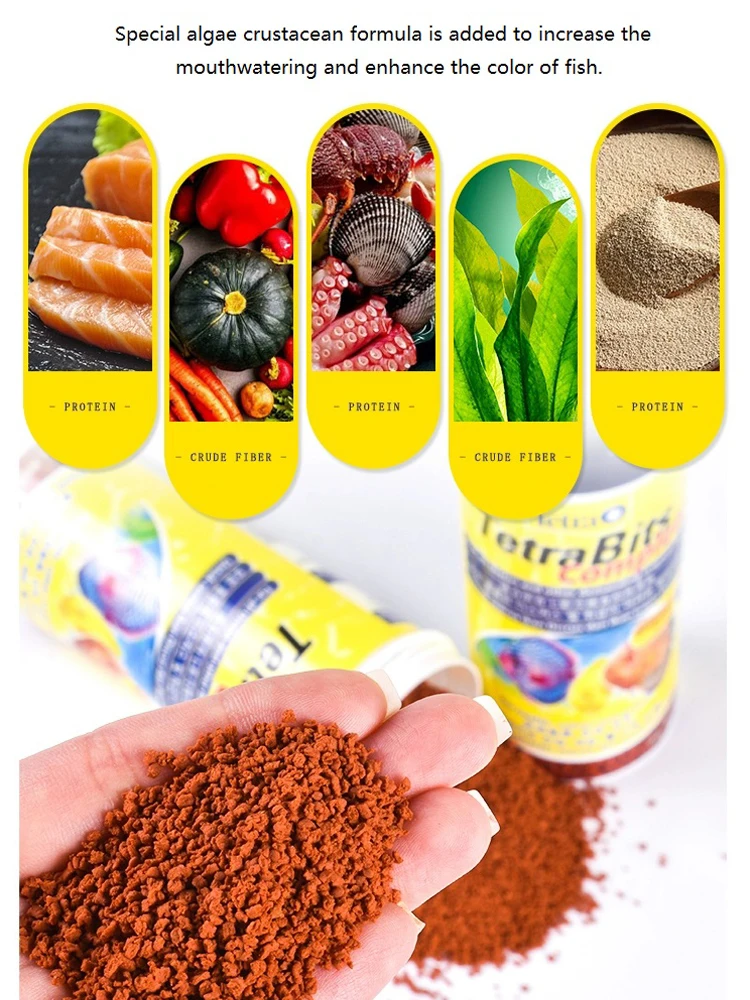 Special Granular Fish Feed for German,Colorful Angelfish,Natural ColorEnhancing Tropical Clownfish,Chameleon Fish Food,100ml/30g
