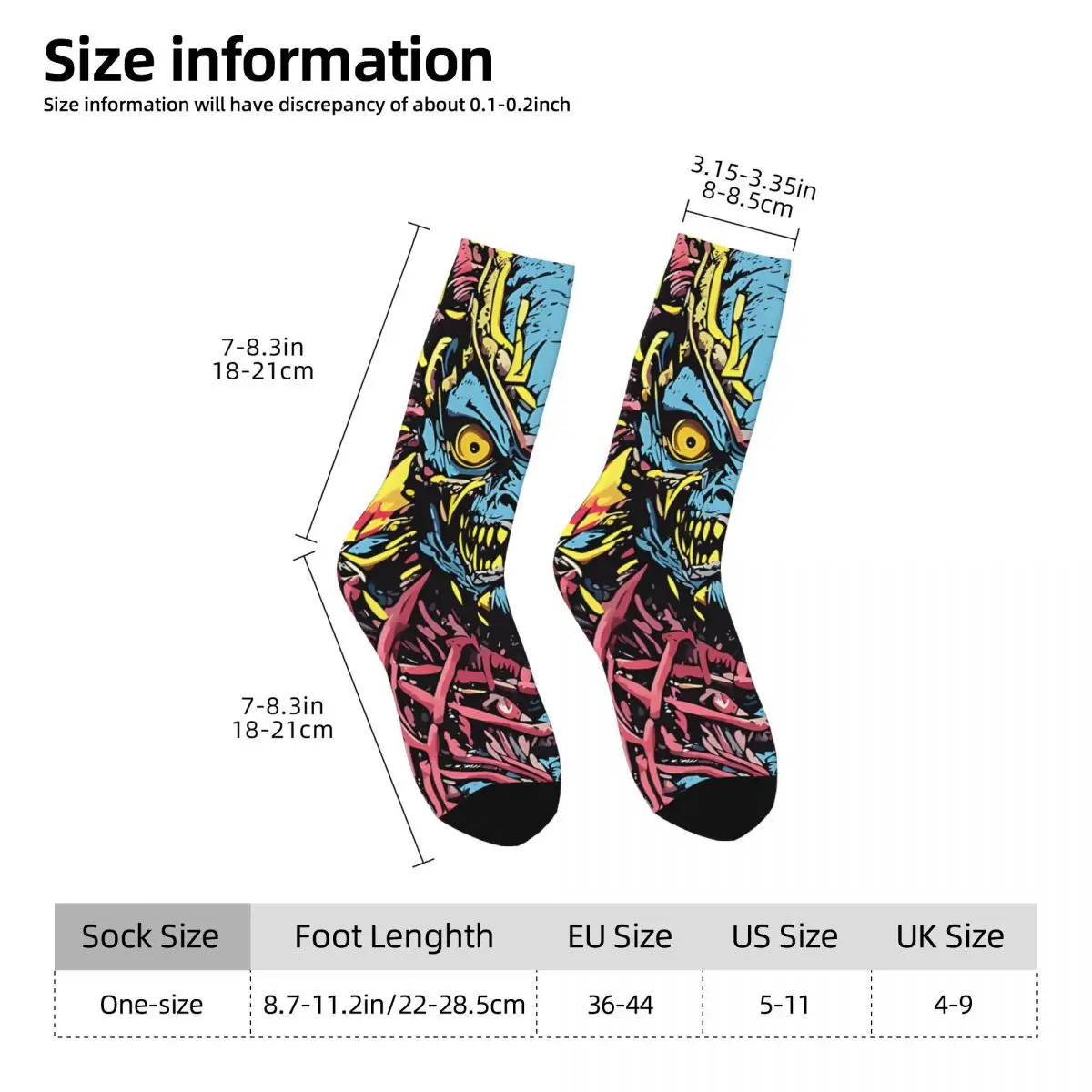 Atomic Demon Lord Mini Skirt Socks Shopping 3D Print Boy Girls Mid-calf Sock