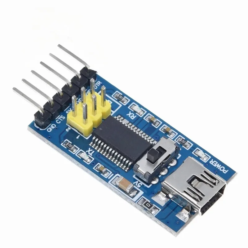 

Basic Breakout Board For FTDI FT232RL USB To TTL Serial IC Adapter Converter Module 3.3V 5V FT232 Switch NEW