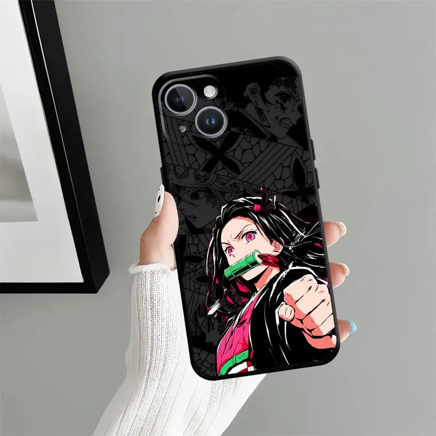 كول شيطان أنيمي القاتل لينة عودة غطاء الهاتف الحال بالنسبة آيفون 17Air 12 SE 7 8 13 Mini 14 17 16 Pro Max 15 Plus X XS XR 11 #4