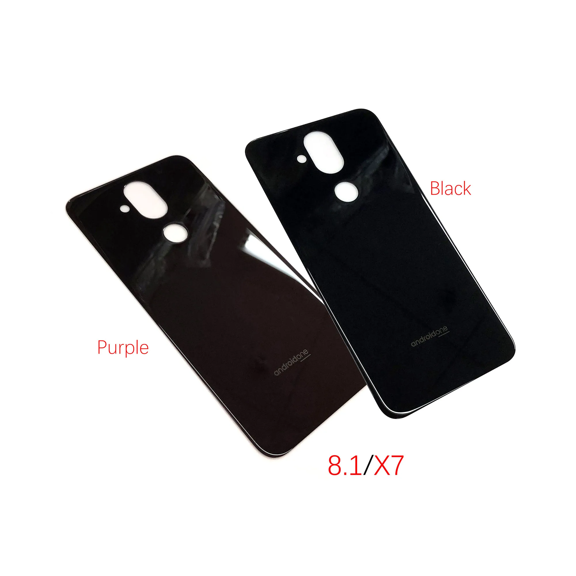 For Nokia 7.1 Back Cover X7 Rear Housing 8.1 Back Case Battery Cover Replace repair parts