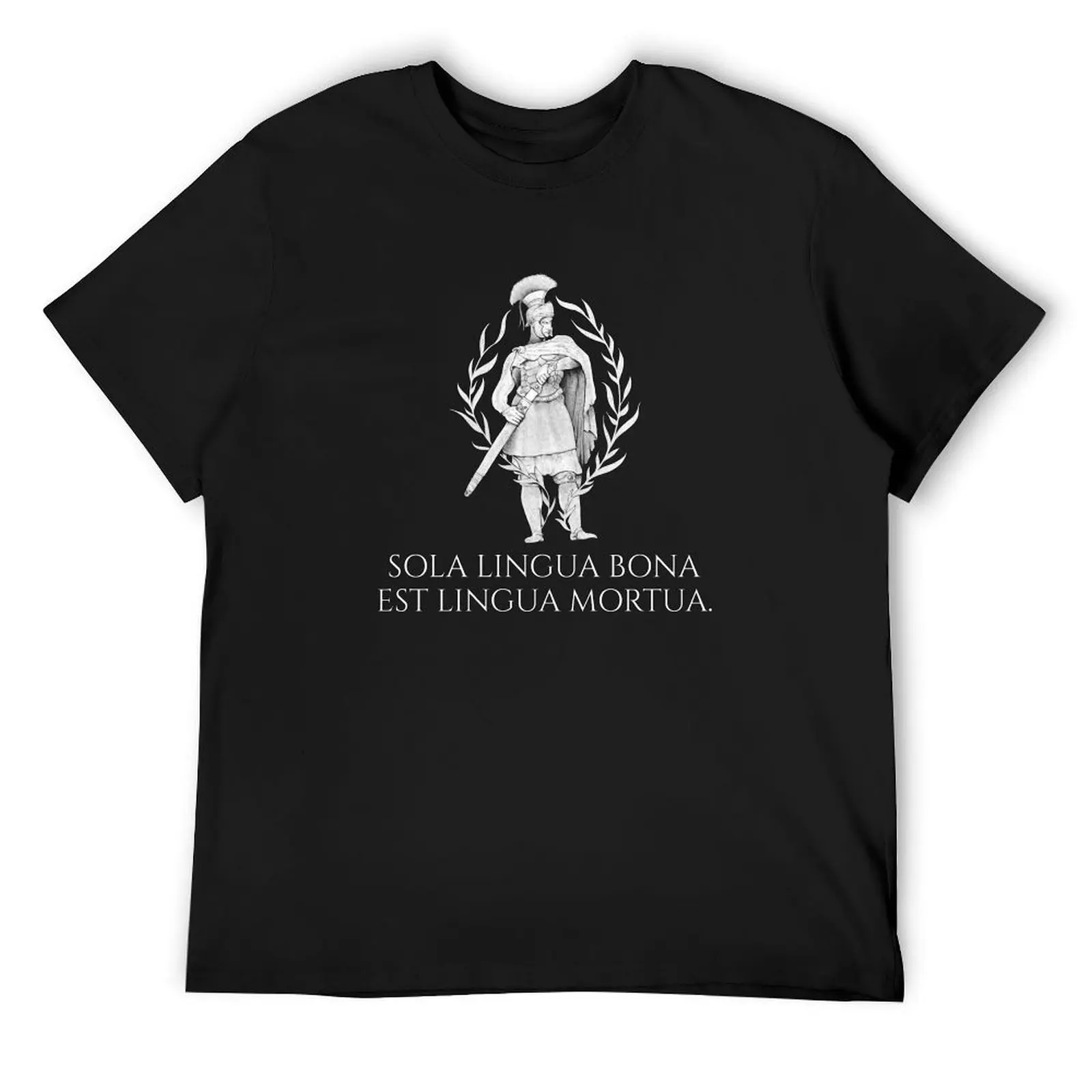 Sola İş bona estischer mortua - Только хороший язык - мертвый язык - Классическая латинская футболка