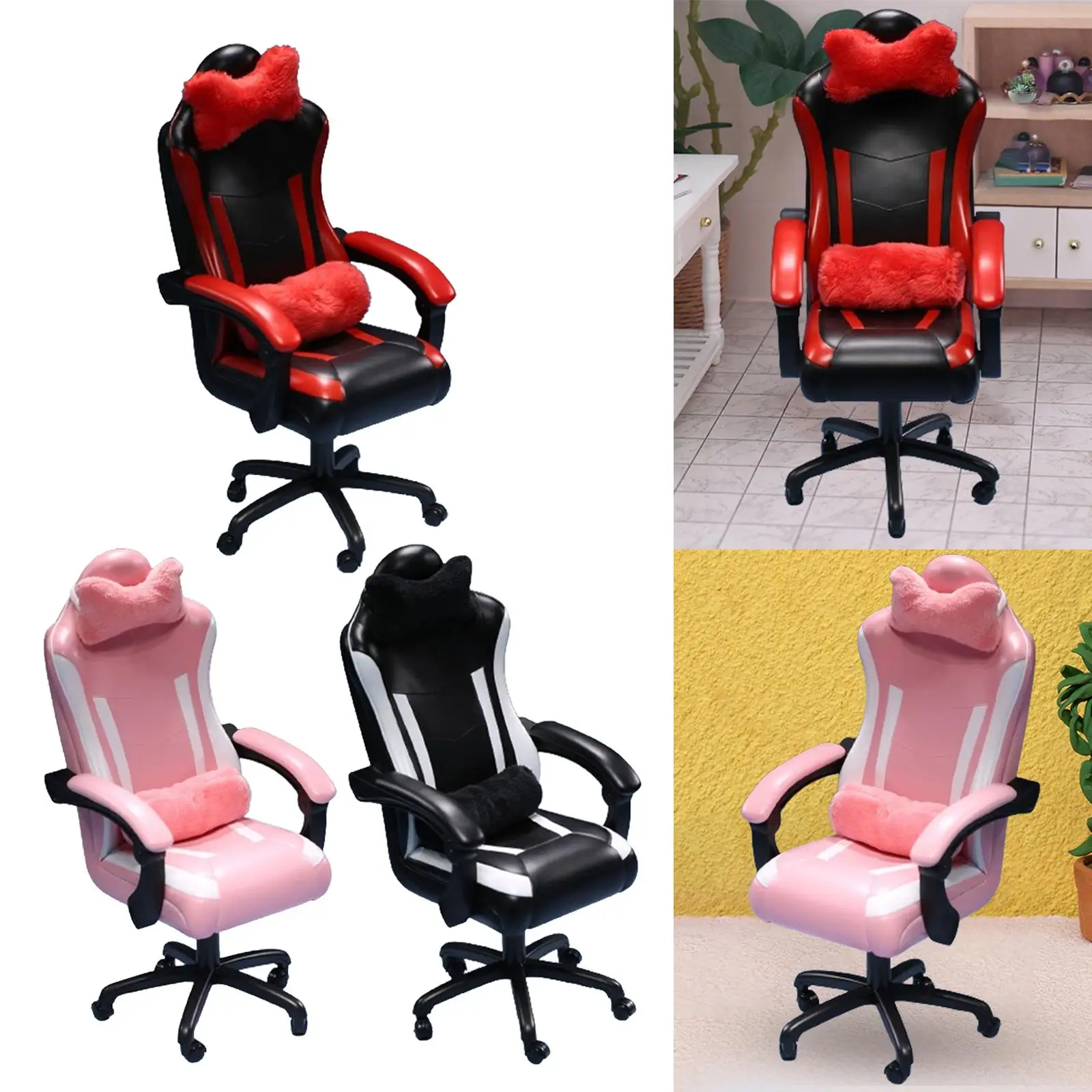 1/6 Miniature Gaming Chair for 12 inch Male Action Figures Body Doll