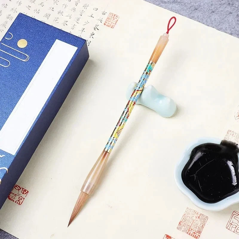 Professional Cloisonne Style Chinese Calligraphy Brush Fine Tip Small Regular Script Tracing Painting Art Supply  calligraphy