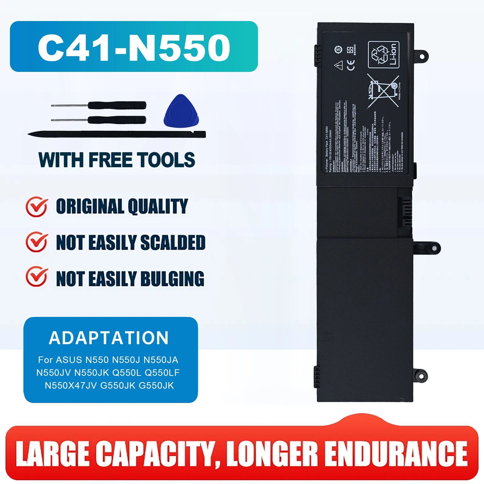 C41-N550 Laptop Bat…