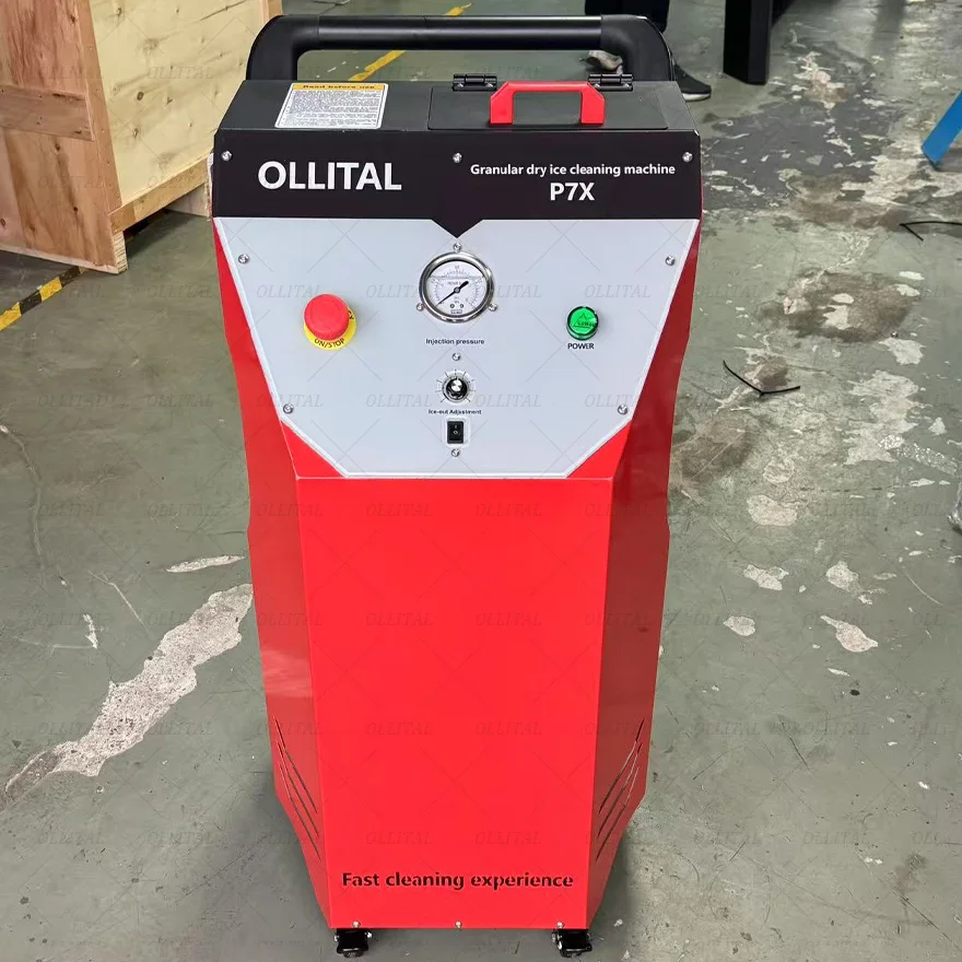 

P7X Model Engine Carbon Deposits Dry Ice Blasting Machine Small Dry Ice Blasting Machine Car Engine Cleaning