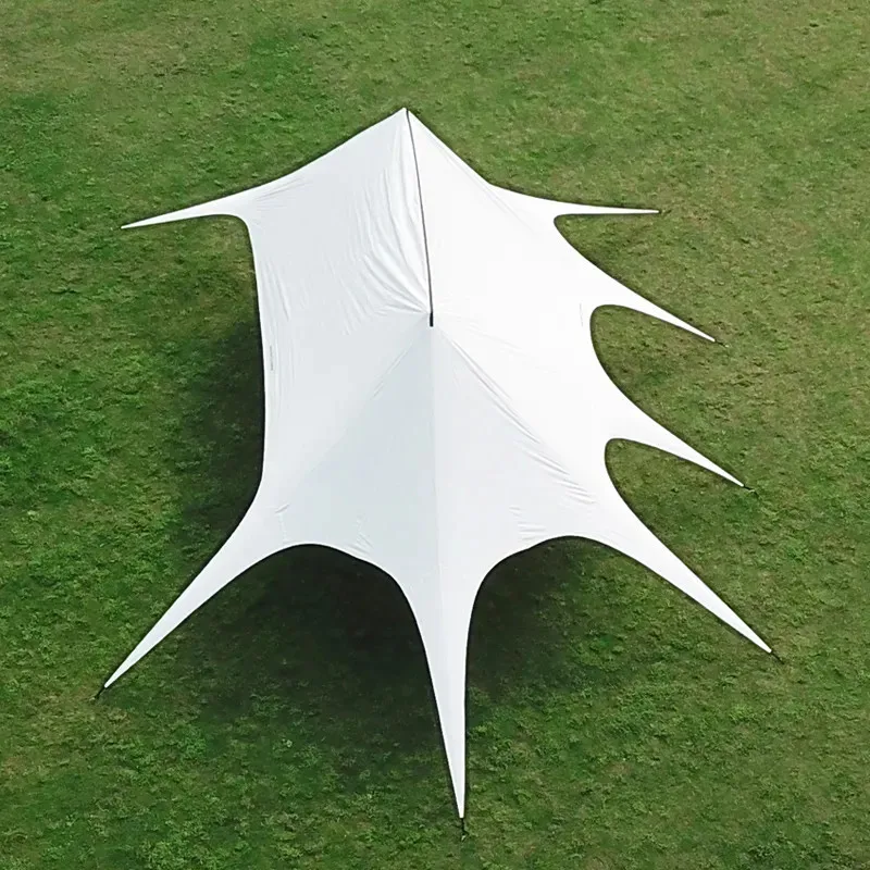 

900D Oxford Antibacterial Double Star Canopy, Outdoor Hunting Tent Four Seasons