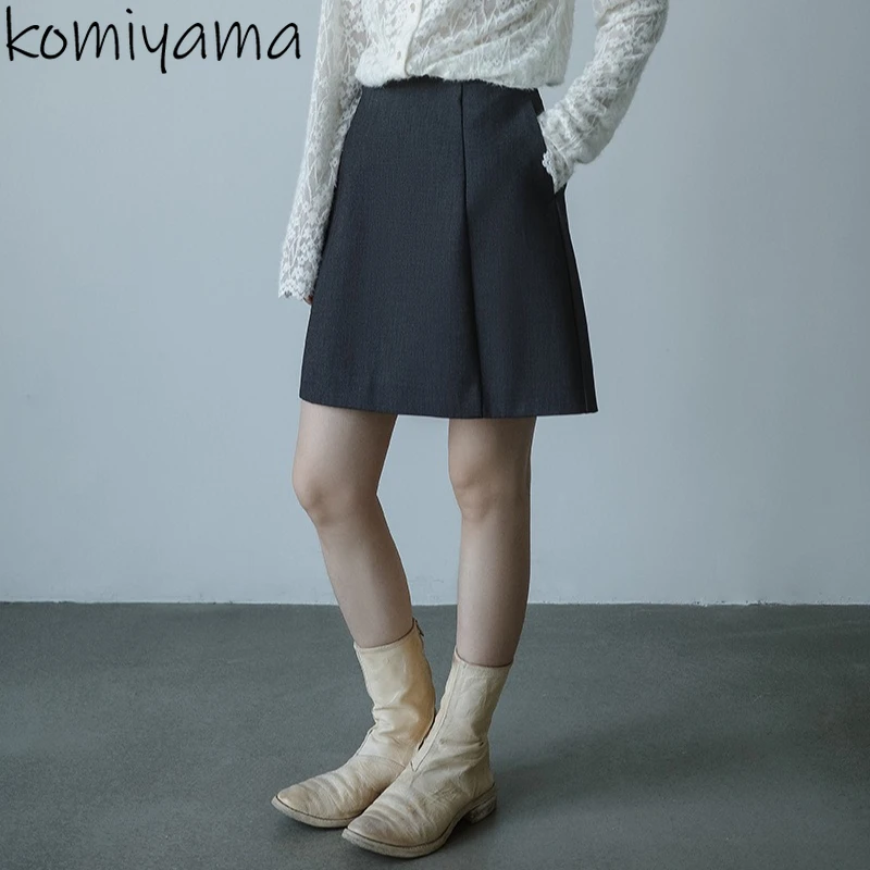 

Japanese Fashion Casual Faldas Mujer Spring New High Waist A-line Skirt Loose Simple Skirts Womens Office Lady Jupe Femme