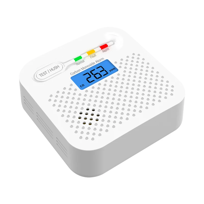 Carbon Monoxide Detection Alarm Mini Car Home Lcd Display Co Alarm