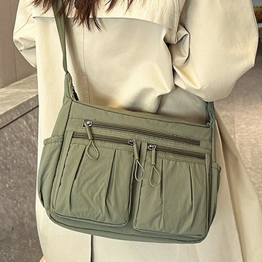 

Creative Large Capacity Shoulder Bags Casual Vintage Crossbody Bags Multifunction Simple Messenger Bag Women Men