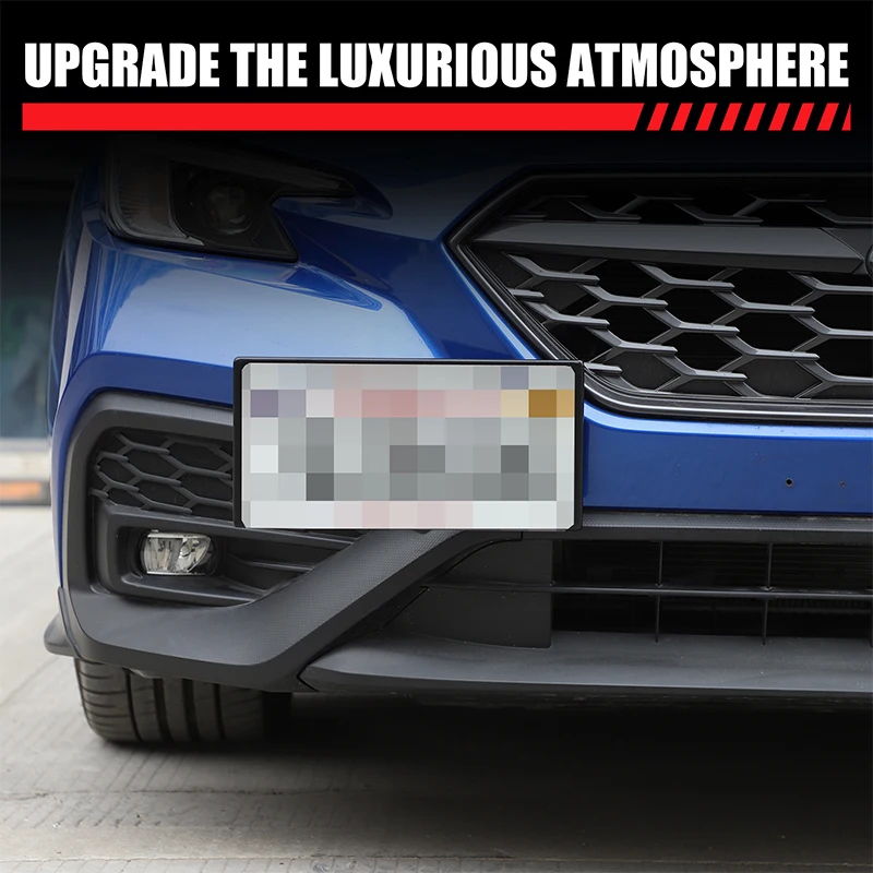 

For Subaru WRX 2022-2024 Black Car License Plate Bracket Front Tow Hooks License Plate Mount License Plate Frame Car Accessories