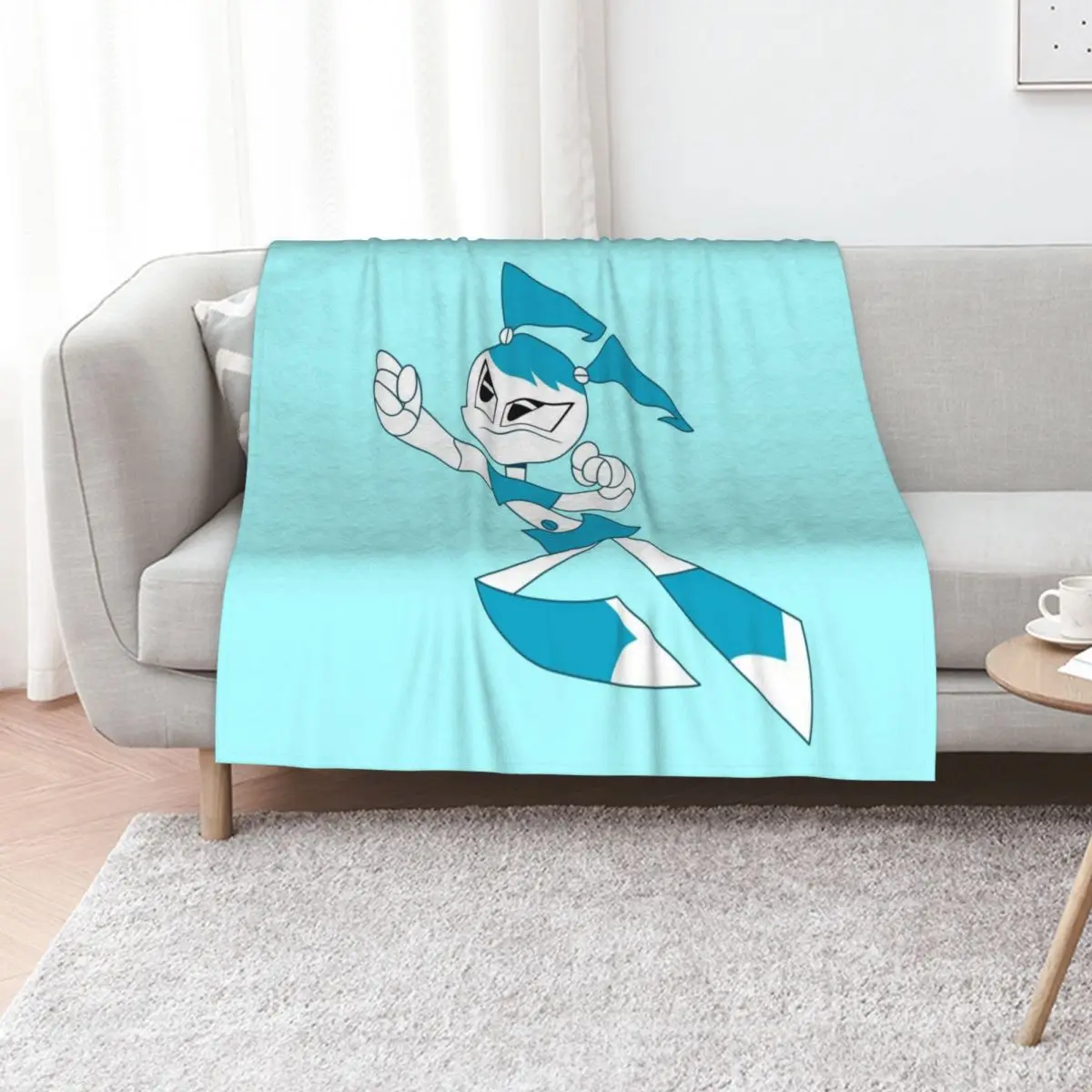 Jenny Attacks !! Throw Blanket Bed Fashionable Plaid on the sofa Designers decorative Thermal Sleeping Bag Blankets