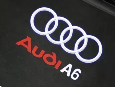 2er-Set LED-Logo-Willkommensbeleuchtung für AUDI Modelle S3 S4 RS S6 S5 S7 S8 A3 A4 A5 A6 A7 Q3 Q7 quattro Projektor Schatten-Geisterlampe