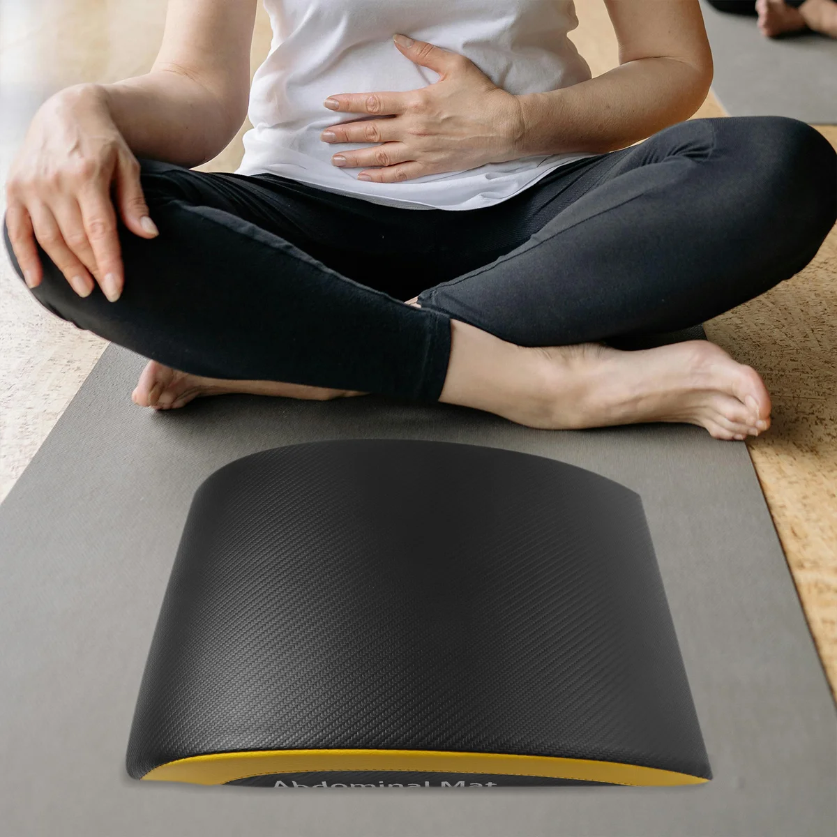 

1Pc Foldable Fitness Training Board Cushion Cotton Back Support Abdominal Workout Sit Ups Abdominal Equipment For Home