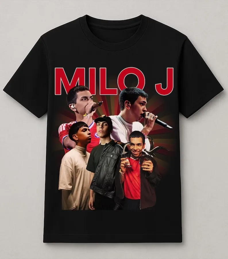 Milo J Merch Tee Unisex T-shirt Men Short Sleeve Tee Causal Tops Clothes Female Y2K Tops
