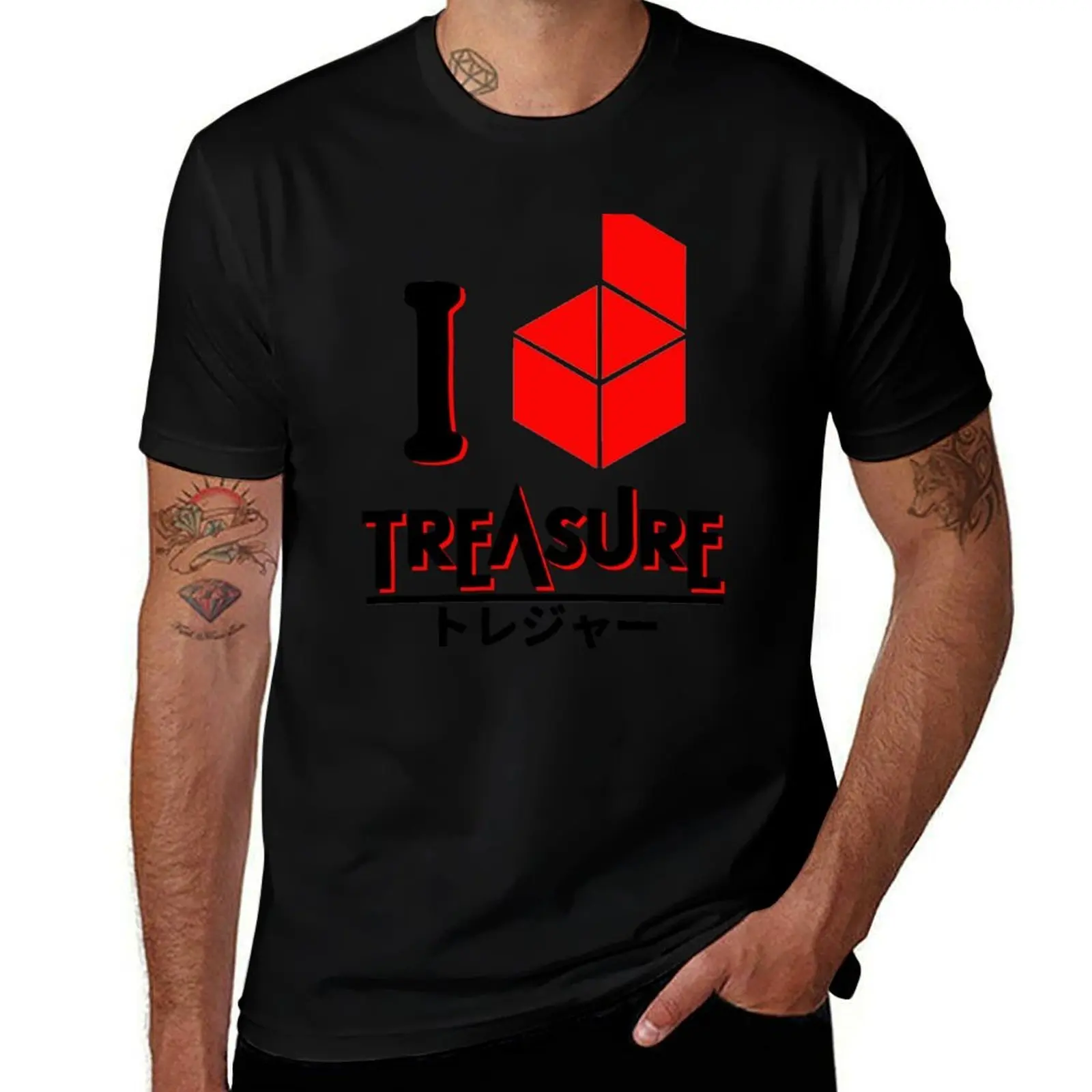 I love Treasure T-Shirt Casual Graphic Print Tee