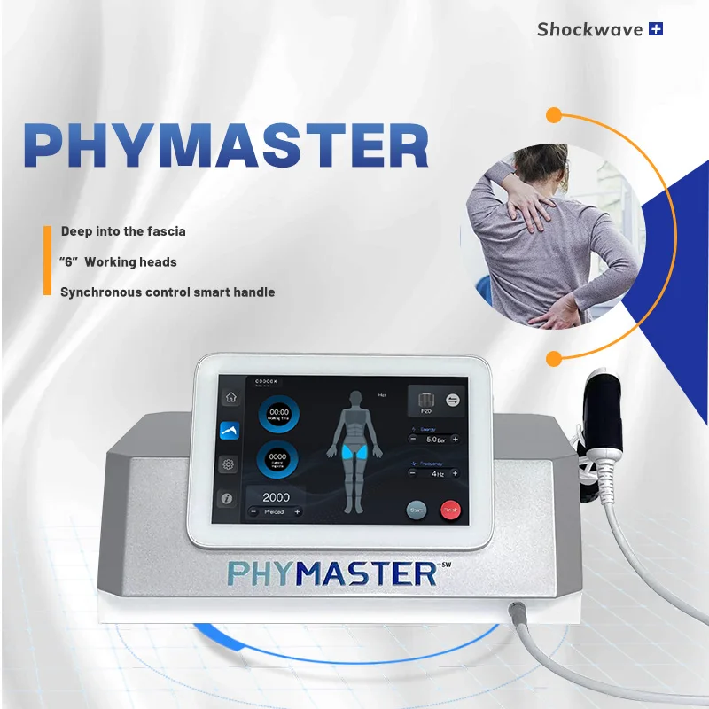 High intensity shockwave machine with laser for ED treatment body pain relief waist soreness back discomfort physiotherapy