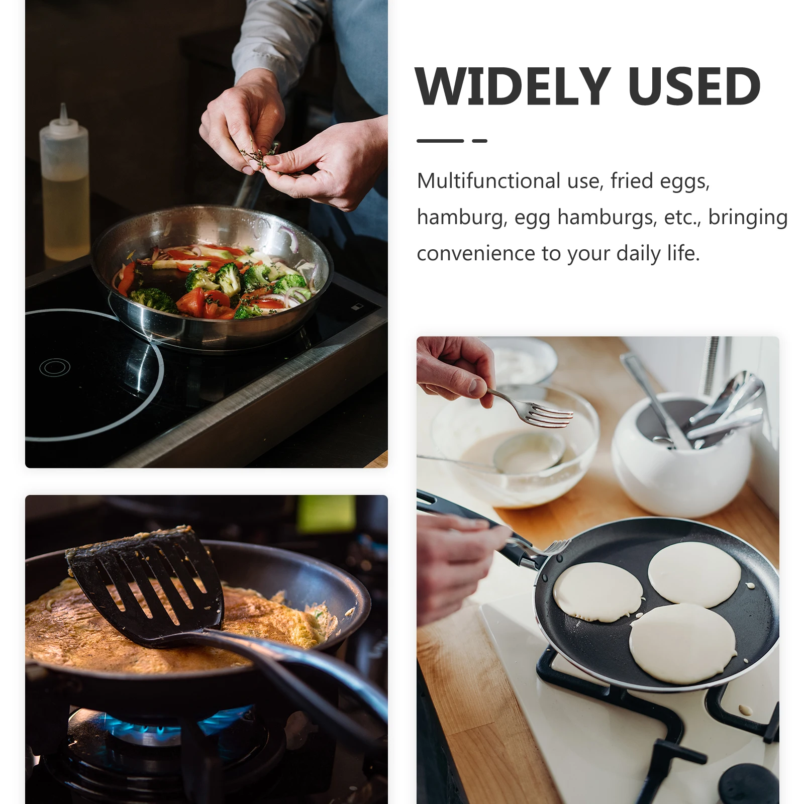 

Nonstick Egg Pan Breakfast Frying Divider Square Omelet Stone Handles Anti Scalding Easy Clean Kitchen Aluminum Alloy