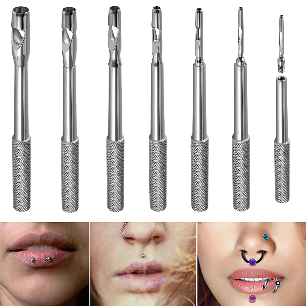 Sterilized Biopsy Dermal Punch Punches Body Piercing Tool Easy Use Professional Dermal Anchor Punch for Skin Piercing 1.5mm-6mm