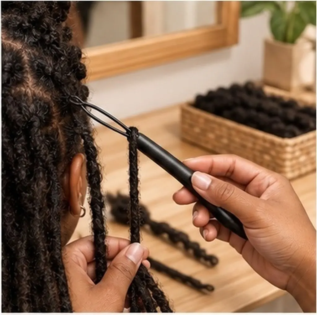 Hair Weaving Needles Crochet Material Curly Band Braider Helper Dreadlock Hook Tool