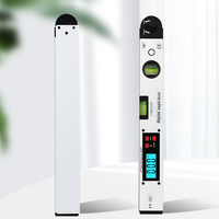 0-225 Degree Aluminum Alloy Electronic Protractor Angle Finder Level Measuring Gauge Meter Inclinomete 400MM Digital Angle Rule