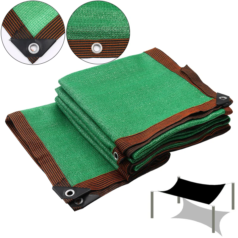 Anti-uv HDPE Grüne Sonne Schattierung Net Außen Sonnenschirm Net Garten Shelter Baldachin Sukkulente Pavillon Balkon Schatten Netting Tuch