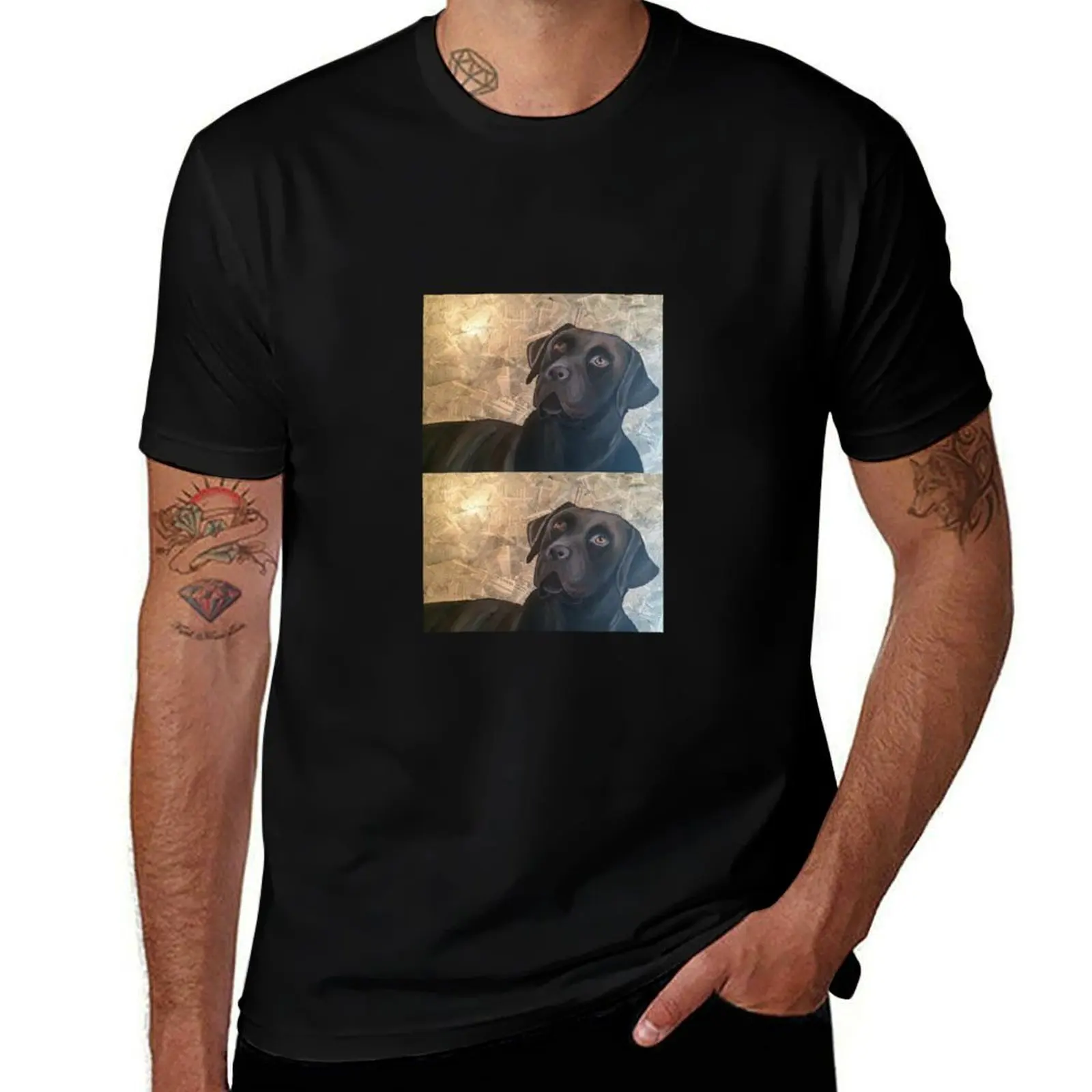 

Black Labrador T-Shirt tees new gifts and t-shirts croswit shirt man vintage t shirt men