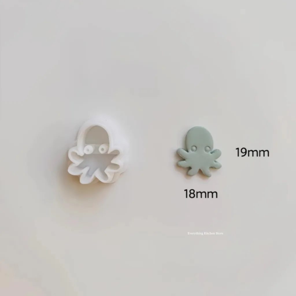 Ozean Meer Polymer Clay Cutter Sommer Strand Ohrring Präge Cutter Schiff Quallen Schwanz Form Ohrring Form für Anhänger Schmuck – Detail 13