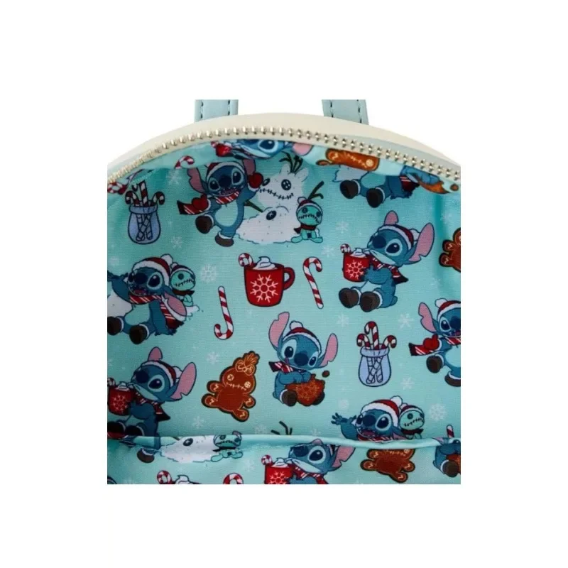 Miniso Disney Rondom Kerststeek Rugzak Mochila Pu Lederen Pack Reizen Meisjes Baby Handtas Voor Meisjes Schoudertas