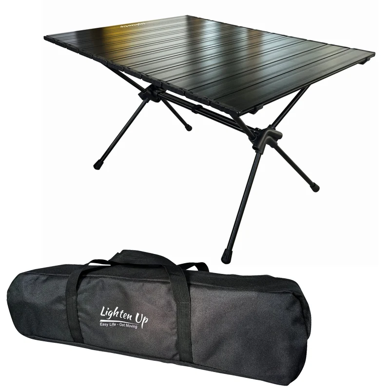 Folding Camping Table Ajustable Aluminum Height Adjustment Table Portable Removable Outdoor Table Lightweight Furniture Picnic