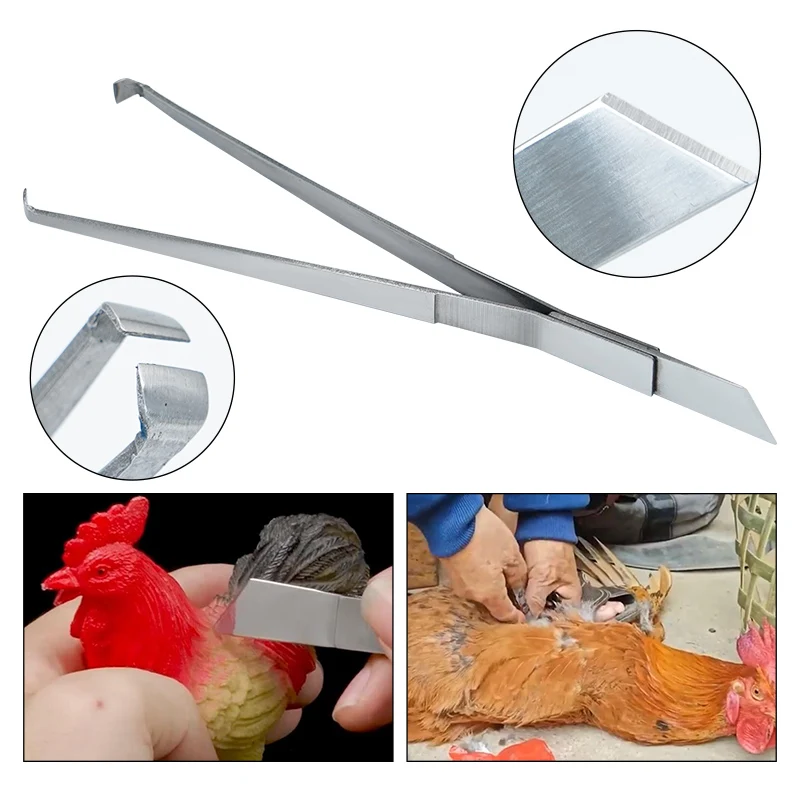 Stainless Steel Castration Tools Big Chicken And Little Chicken New Castrating Knife Five-Piece Set Poultry Farm supplies Tools