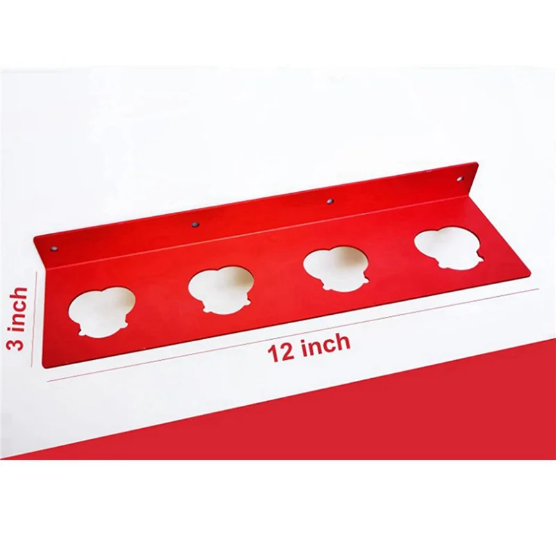 B44C 2X Battery Holder For M12 Battery Holder Wall Bracket With 4 Slots