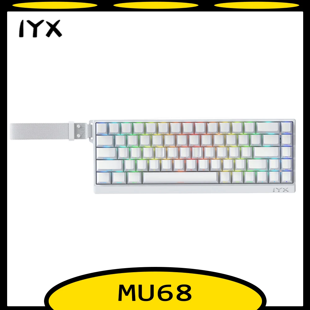 

Iyx MU68Pro ультра магнитный переключатель клавиатура проводная 8k алюминиевый сплав на заказ Rt0.01 мм механическая клавиатура аксессуары для ПК подарки