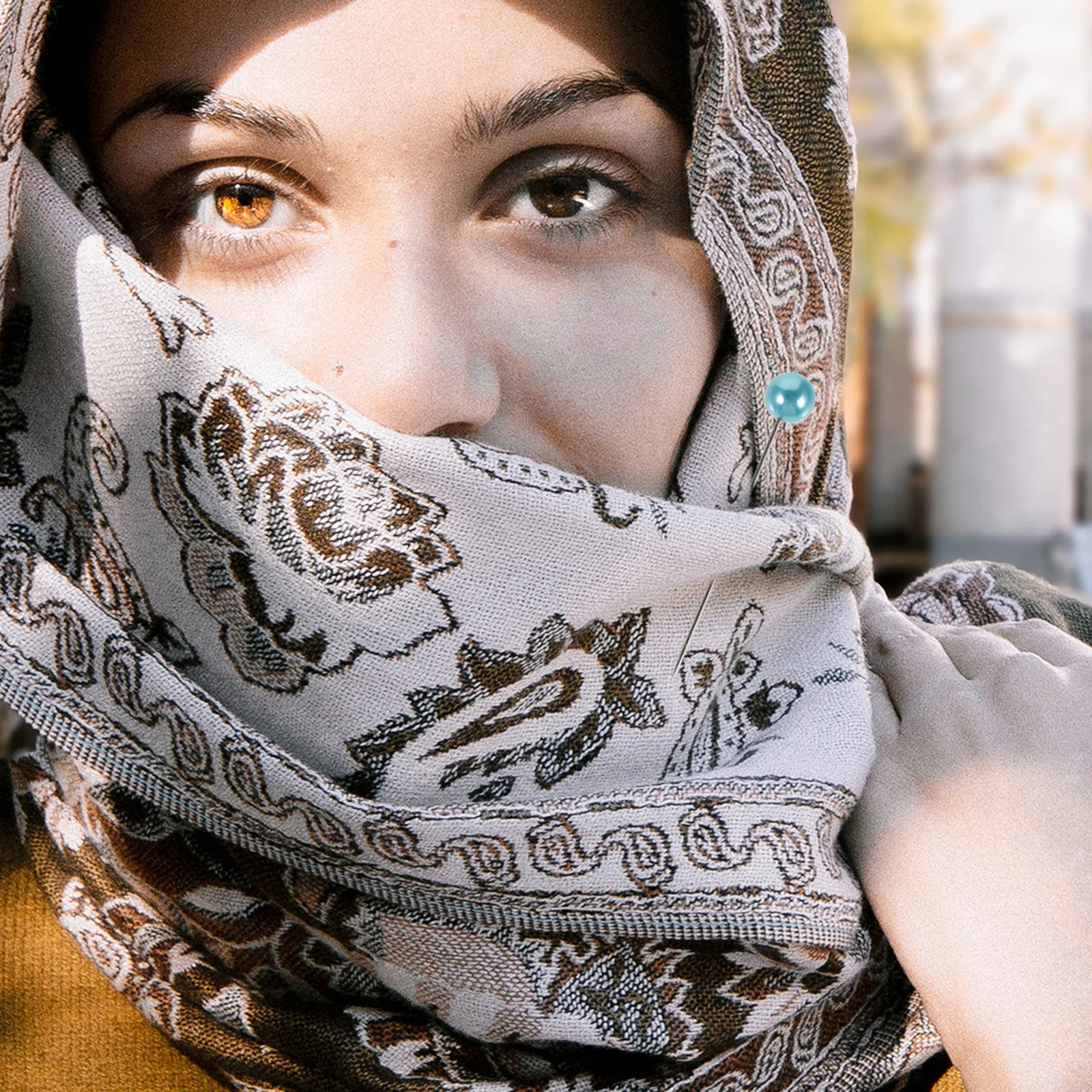 30 Stück Hijab-Pins Schal-Sich – Embroidery Hijab Bewertung und Preis