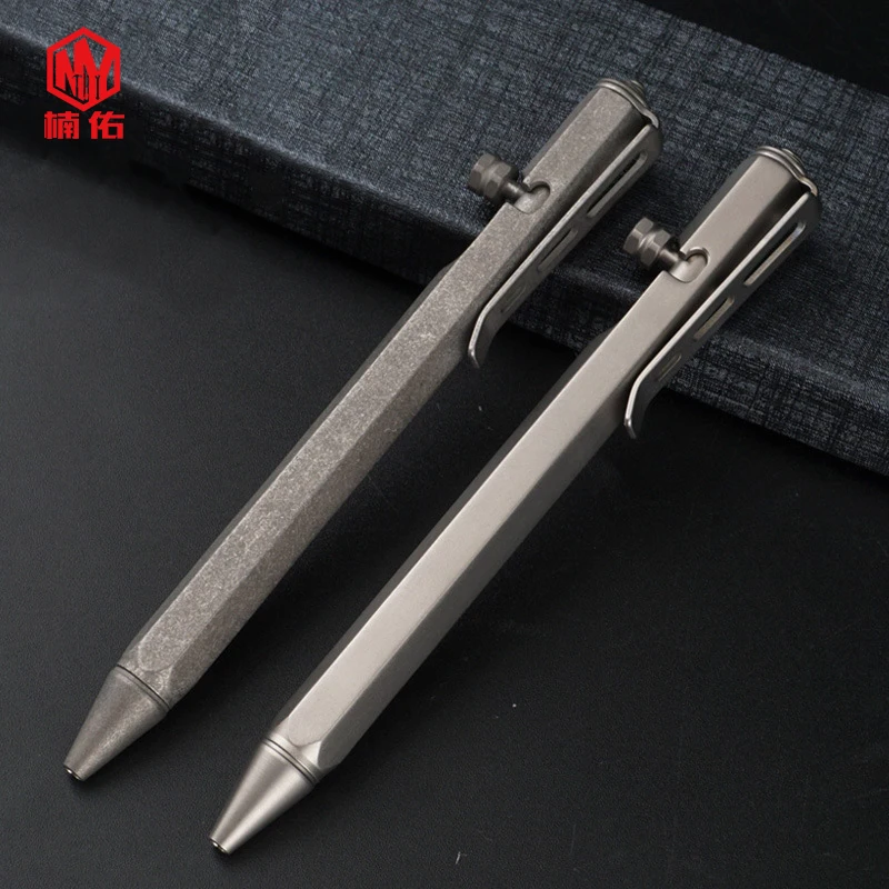 

1PC Titanium Alloy Tactical Bolt Pen Tungsten Steel Head Broken Window Pen Tool EDC Multi-tool